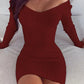 Warm & Sexy Off Shoulder Sweater Dresses