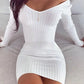 Warm & Sexy Off Shoulder Sweater Dresses